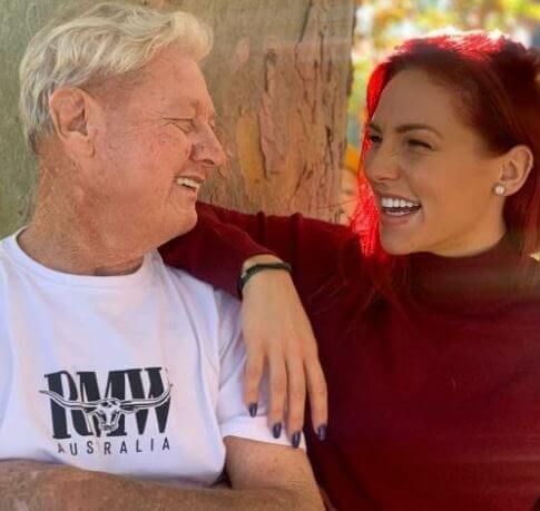 Ray Burgess with his daughter Sharna Burgess.
